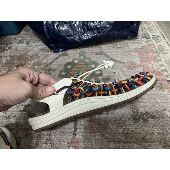 Keen Women’s Uneek Tie Dye Birch Sandals Shoes Size 9 - Picture 9 of 13